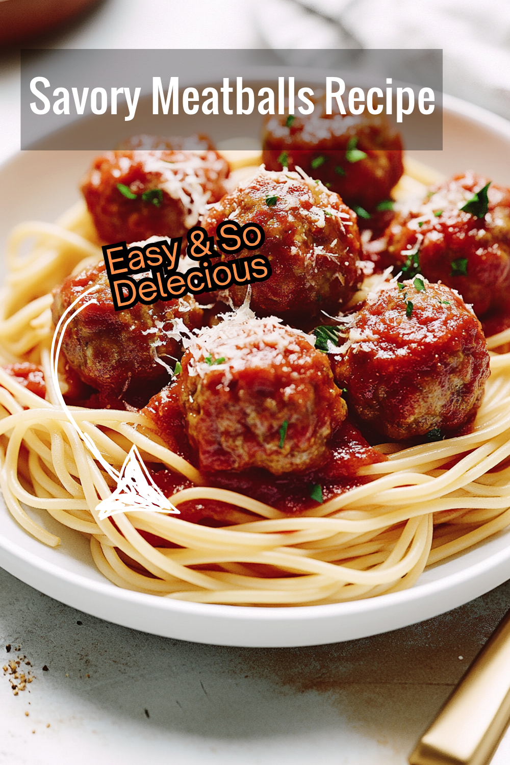 Dive into this savory meatballs recipe! These meatballs soak up every bit of the rich, flavorful tomato sauce.