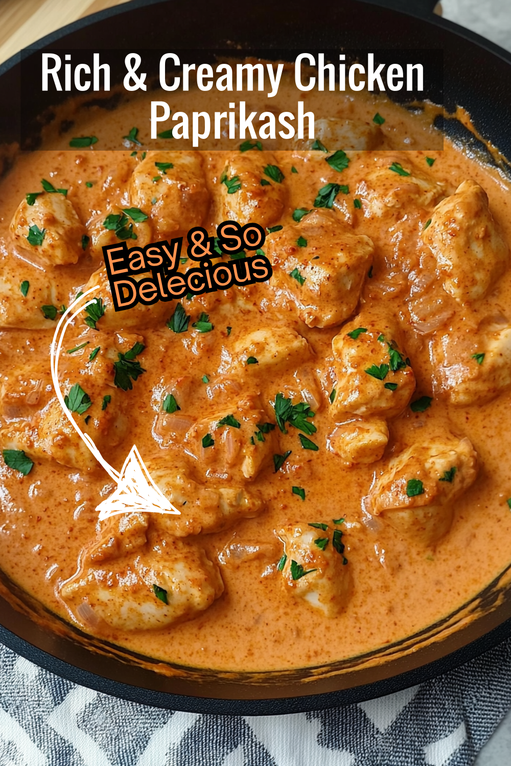 Warm up with a bowl of Chicken Paprikash! Juicy chicken and a creamy, paprika-rich sauce make this dish a comforting favorite you’ll make again and again.