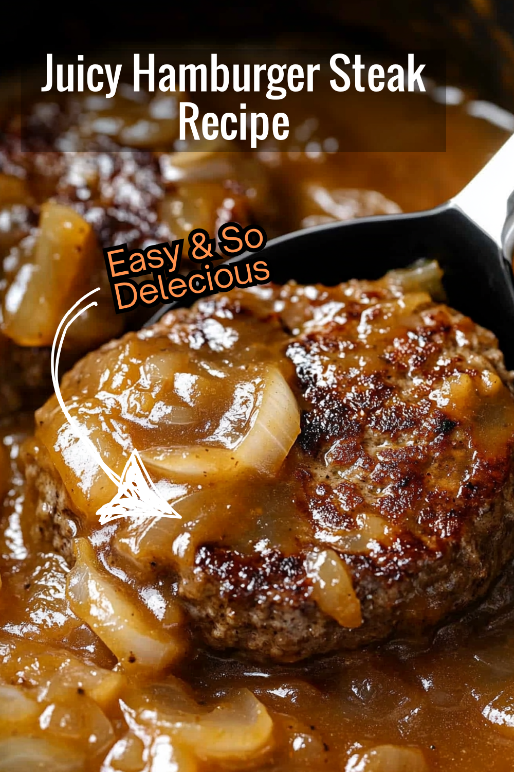 Juicy hamburger steaks are cooked to perfection and served with a delicious onion gravy. A simple yet satisfying recipe everyone will love!