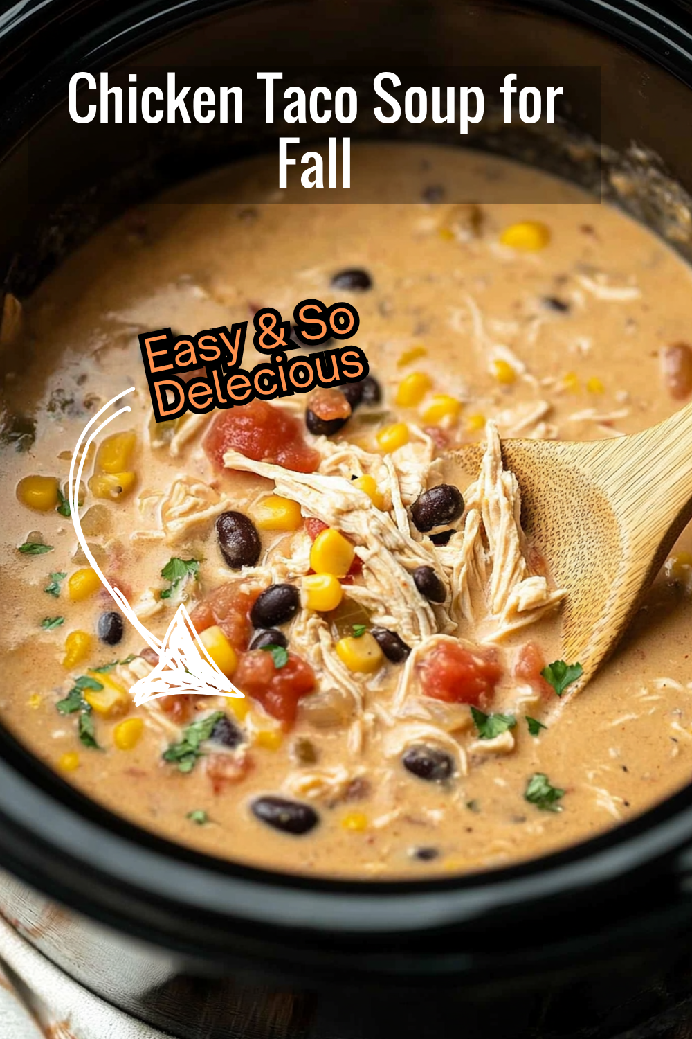 Cozy fall evenings call for this heartwarming chicken taco soup—rich, creamy, and loaded with toppings.