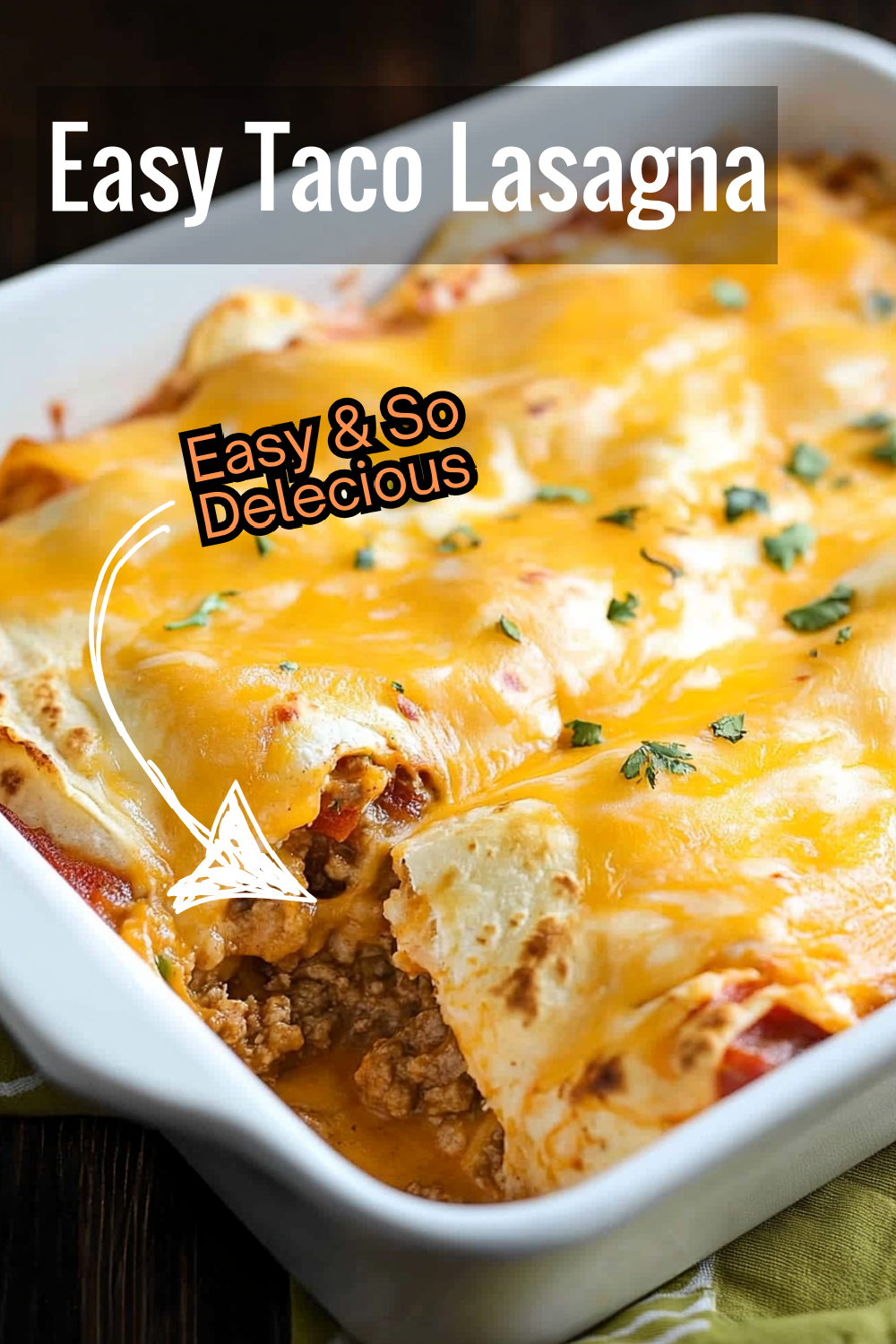 Enjoy a hearty taco lasagna recipe, perfect for family dinners! Layers of tortillas, seasoned beef, and melted cheese make this dish irresistible.