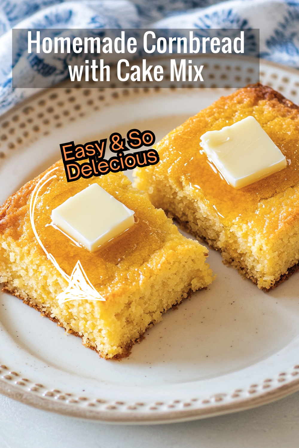 Make easy homemade cornbread with cake mix for a fast, delicious side dish. It’s moist, flavorful, and pairs perfectly with a variety of meals.