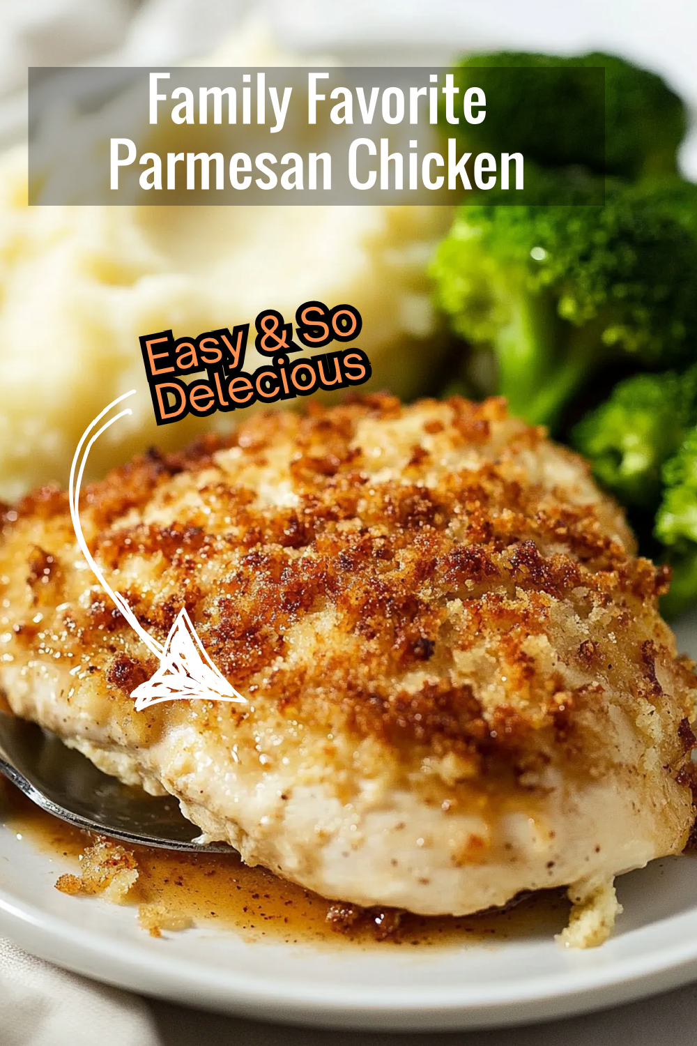 This parmesan-crusted chicken is a family favorite! With its crispy panko topping and melted cheese, it’s sure to please everyone at the table.