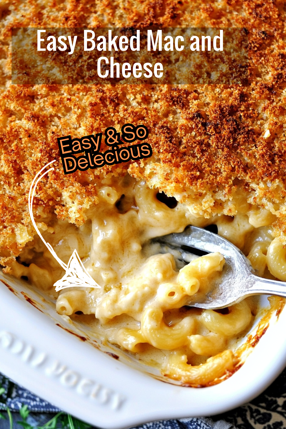 Discover an easy-to-make baked mac and cheese that’s rich, creamy, and topped with buttery panko crumbs. Perfect for cozy dinners or potlucks!