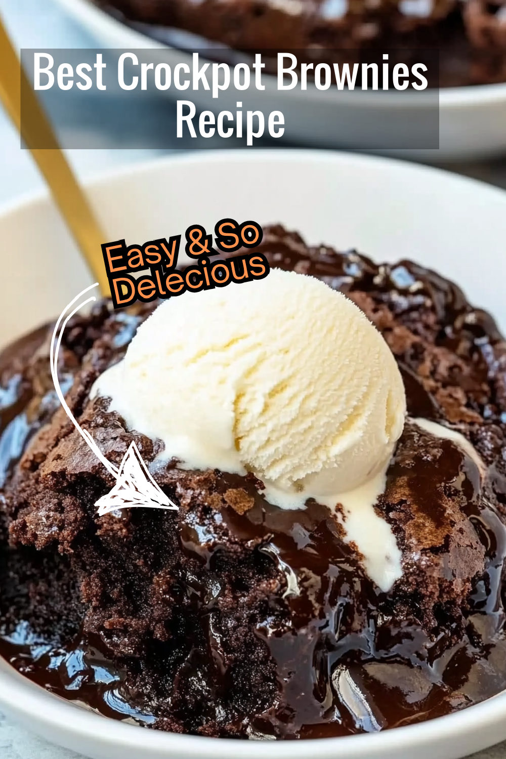 What’s better than brownies? Brownies AND pudding cooked together in a crockpot! Serve it warm with ice cream for a comforting dessert everyone will love.