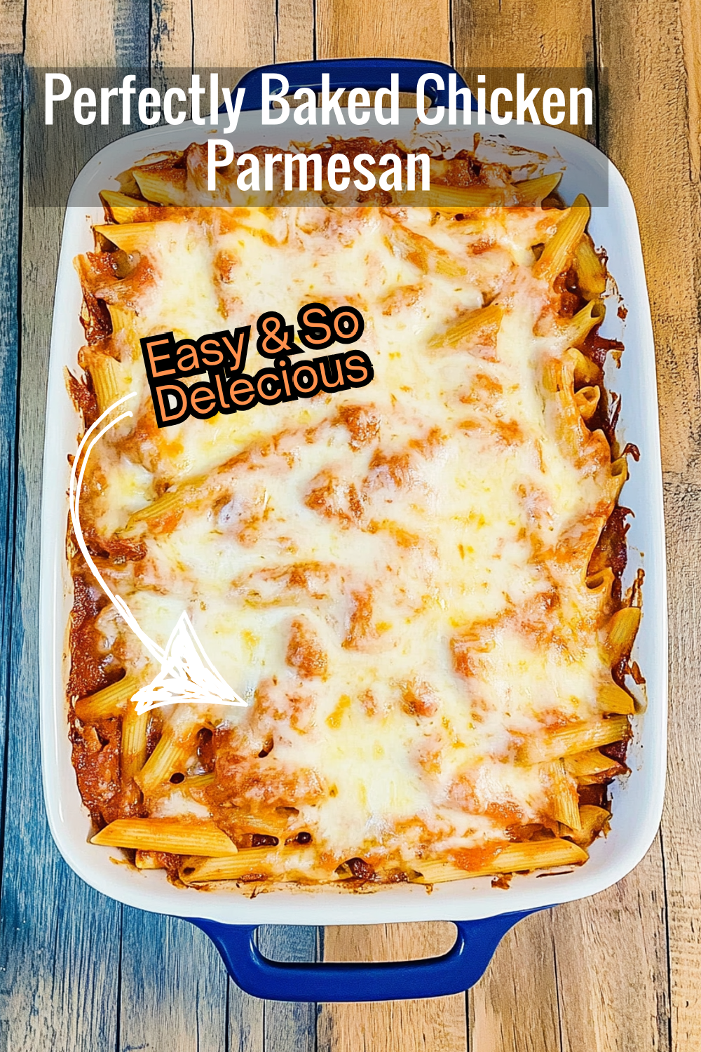 Enjoy this perfectly baked Chicken Parmesan Casserole with crispy edges and a gooey cheese topping. It’s a delicious and easy meal for any night.