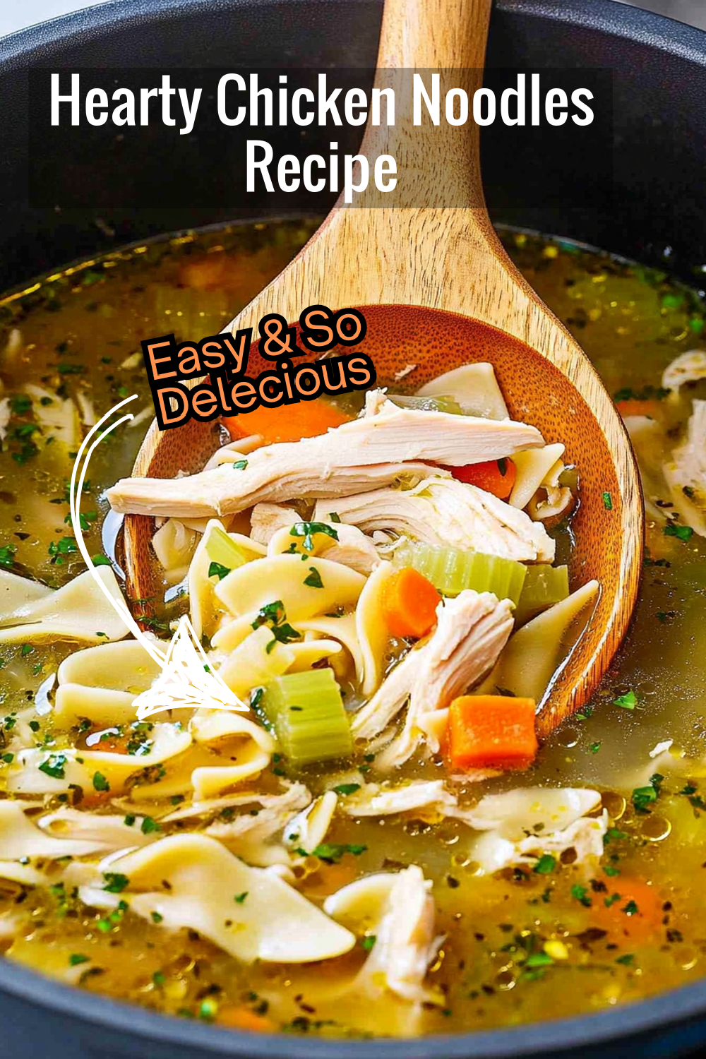 Craving something hearty? This Instant Pot Chicken and Noodles recipe combines tender chicken, thick egg noodles, and a flavorful broth with carrots and celery for the ultimate cozy meal. Plus, it's done in under 30 minutes!