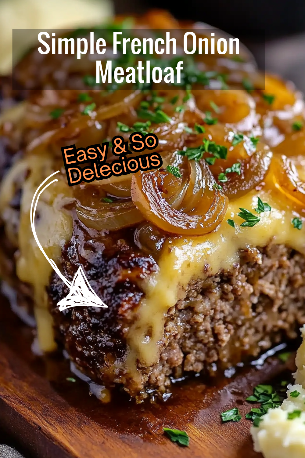 Make dinnertime easy with this French onion meatloaf recipe. Juicy ground beef, caramelized onions, and cheese combine for a comforting dish you’ll want to make again and again.