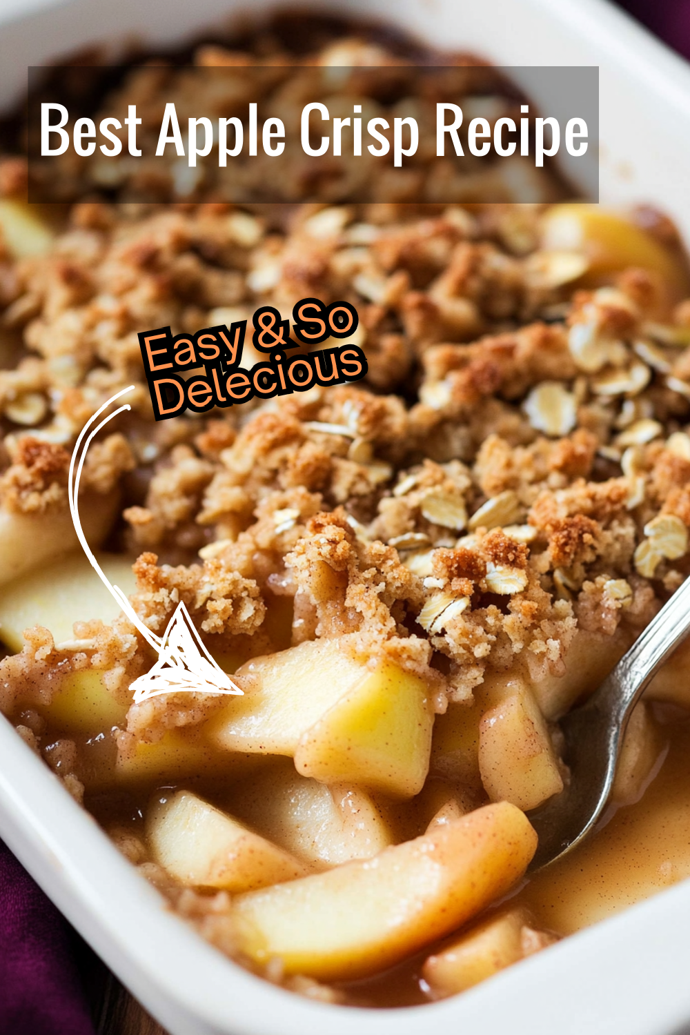 Whip up this delicious apple crisp recipe, featuring golden delicious apples topped with a crisp, cinnamon-oat crumble. A comforting treat everyone will love!