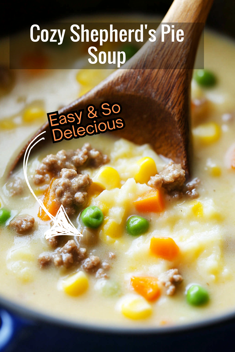 This Shepherd's Pie Soup is a warm hug in a bowl—creamy, savory, and packed with comforting flavors.