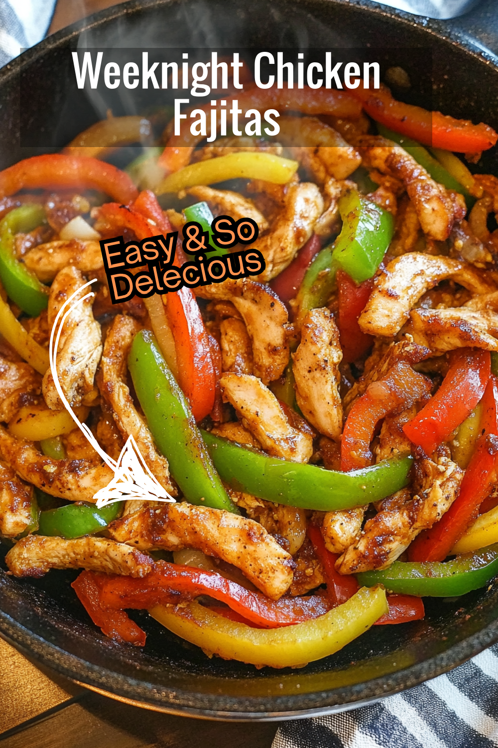 Make weeknight dinners easy and flavorful with this chicken fajitas recipe that’s packed with veggies and seasoned to perfection.