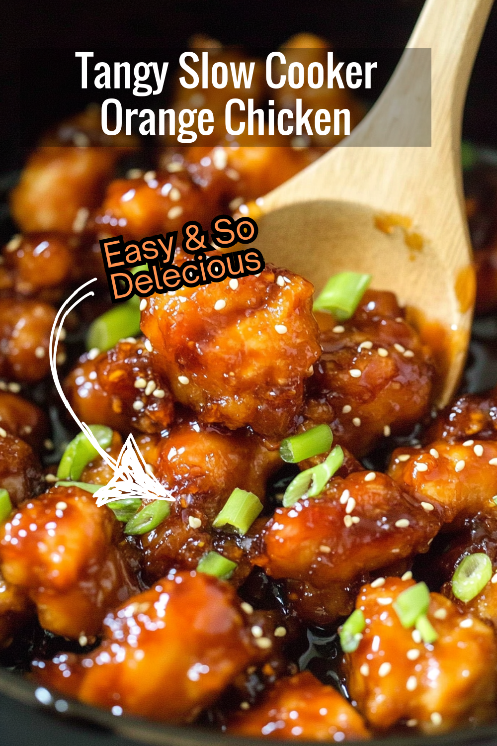 This slow cooker orange chicken has a tangy twist! Made with orange marmalade, soy, and aromatics, it’s the perfect blend of sweet and savory flavors over fried rice.