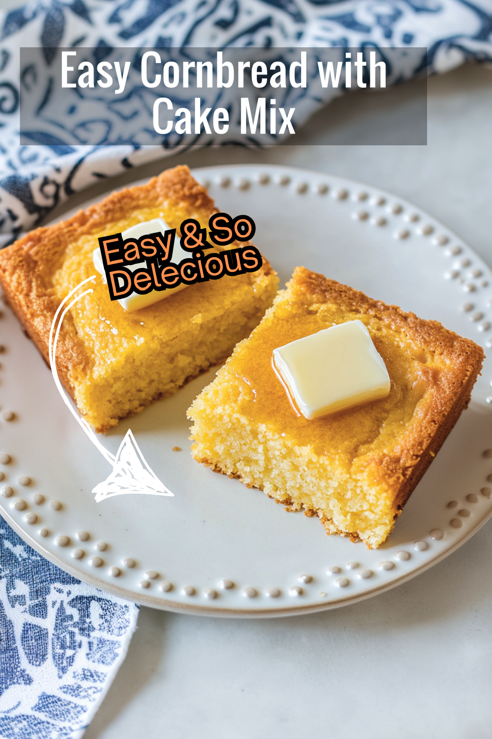 Discover how to make this easy cornbread with cake mix recipe that combines the sweet softness of cake and the savory warmth of classic cornbread. Perfect for any family meal or gathering!