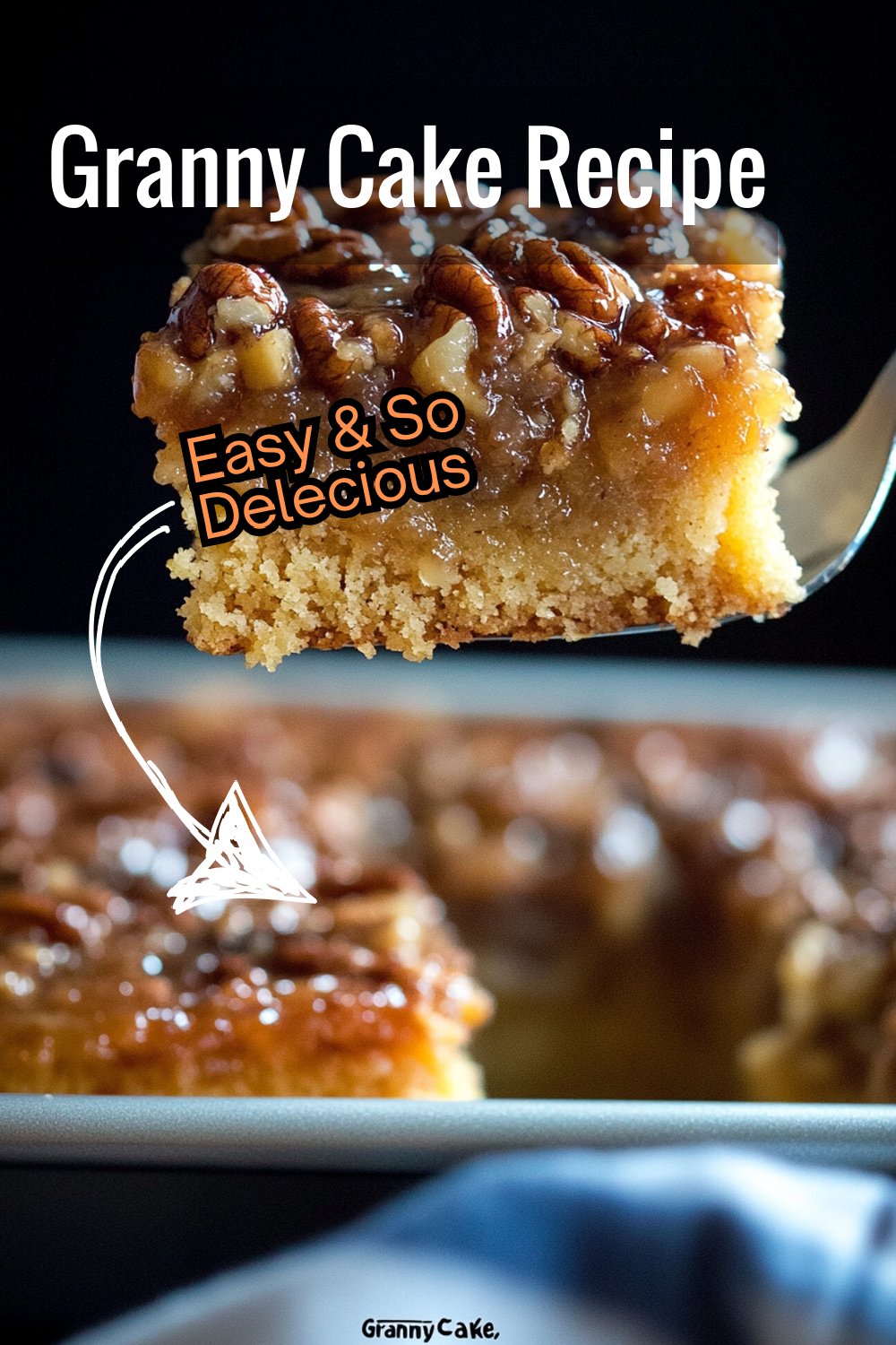 Bake a Granny Cake that will leave everyone asking for more! Featuring a soft pineapple cake and crunchy pecan topping, this recipe is simple yet impressive.