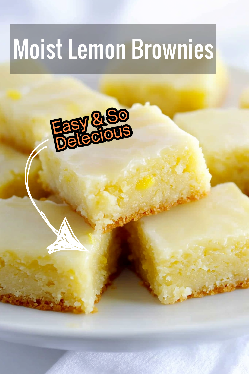 Make your day brighter with this moist lemon brownies recipe! Packed with lemon flavor and covered in a tangy glaze, these bars are perfect for a refreshing dessert or snack.