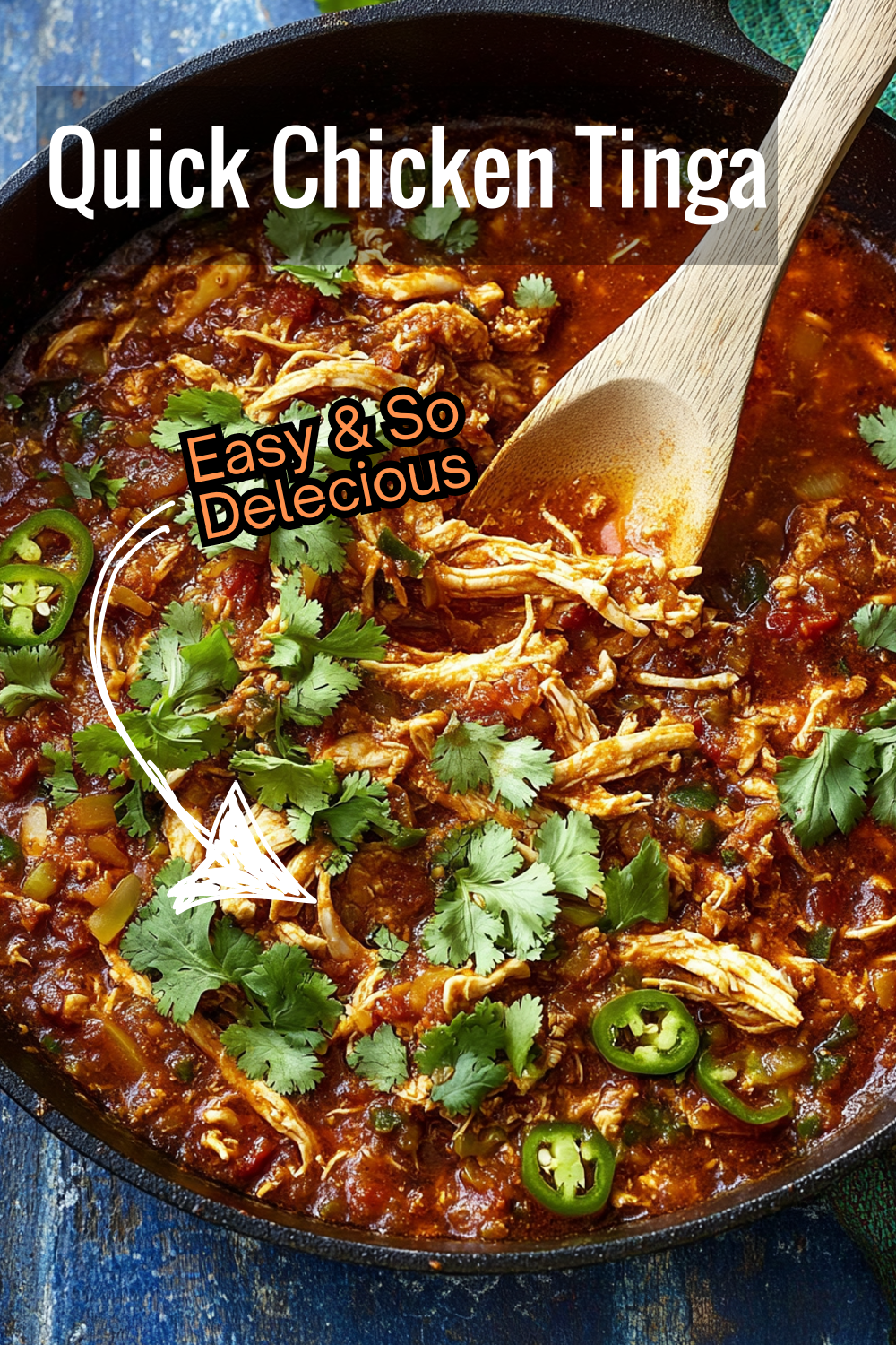 Looking for a fast dinner idea? This Chicken Tinga recipe is simple to make and loaded with rich, savory flavors.