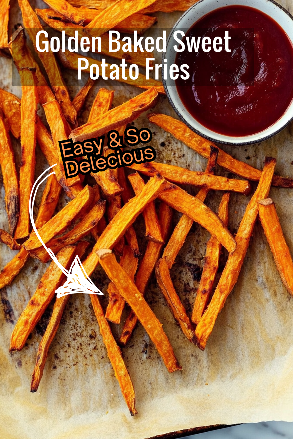 Experience the golden perfection of baked sweet potato fries. Lightly crispy with a sweet, tender interior, this recipe is sure to impress your guests!