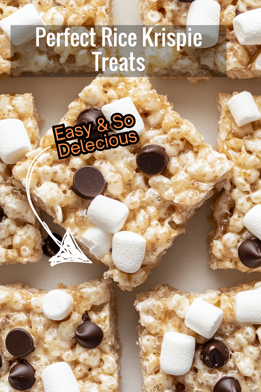 Discover the perfect way to make Rice Krispie Treats with chocolate chips. Soft, chewy, and full of melted marshmallows and crunchy chocolate bits.