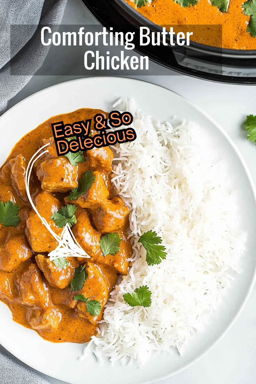 This Crockpot Indian Butter Chicken brings warmth and comfort with its creamy sauce and tender chicken. An easy meal everyone will love!