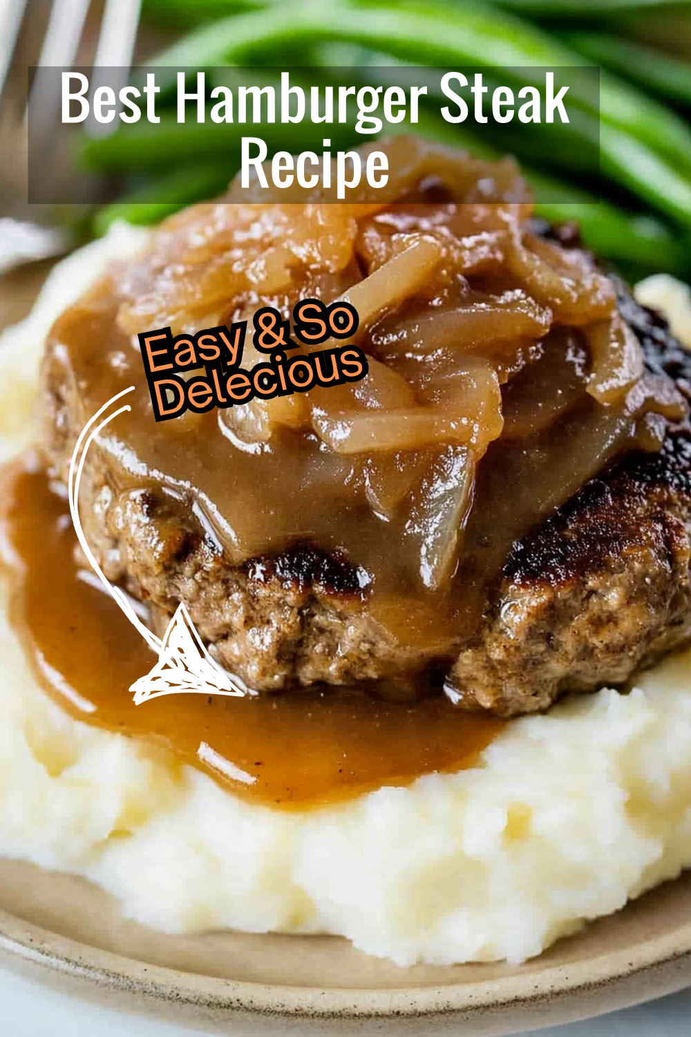 Packed with flavor, this best-ever hamburger steak recipe is topped with a rich onion gravy that adds the perfect finishing touch to juicy beef patties.