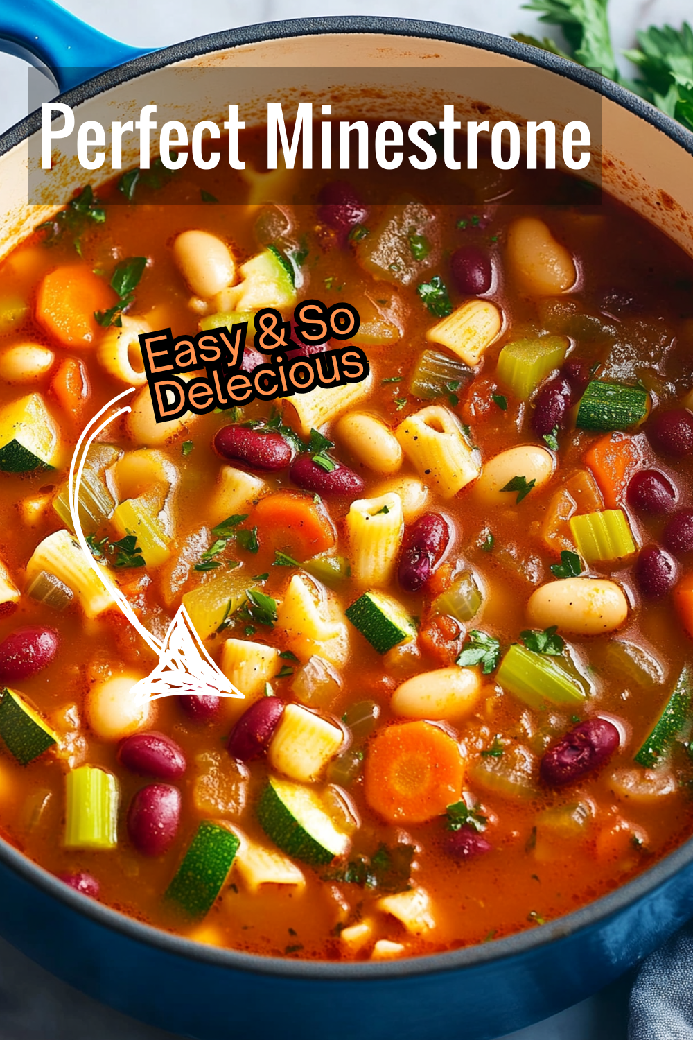 Enjoy the perfect lunch with this hearty minestrone soup recipe. Filled with colorful vegetables, beans, and pasta in a rich tomato broth, it’s a wholesome, satisfying meal for any day of the week.