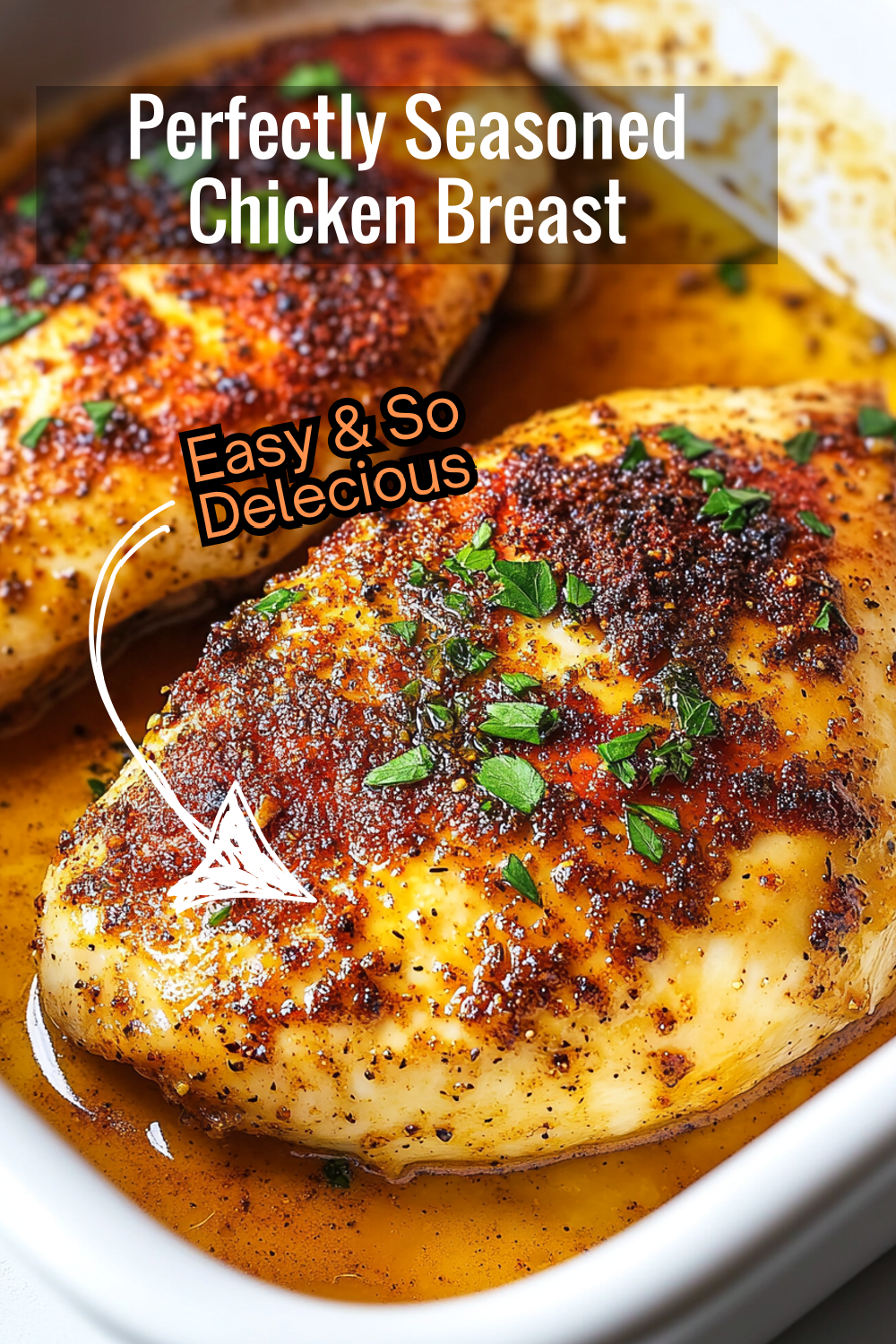 Enjoy a well-balanced blend of garlic, onion, and Italian spices with this perfectly seasoned chicken breast.