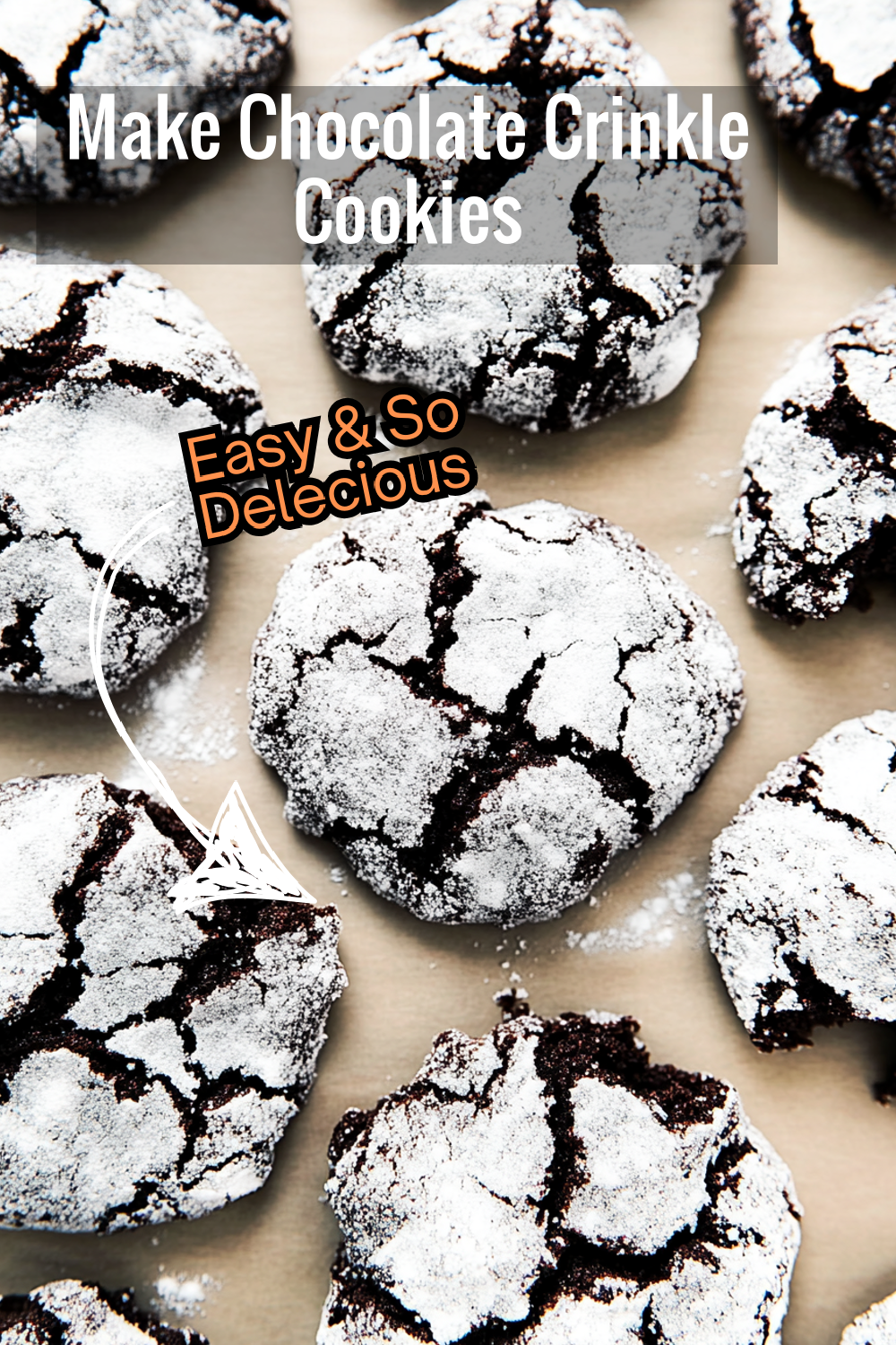 Get all the tips and tricks for making the best chocolate crinkle cookies with this simple, step-by-step recipe.