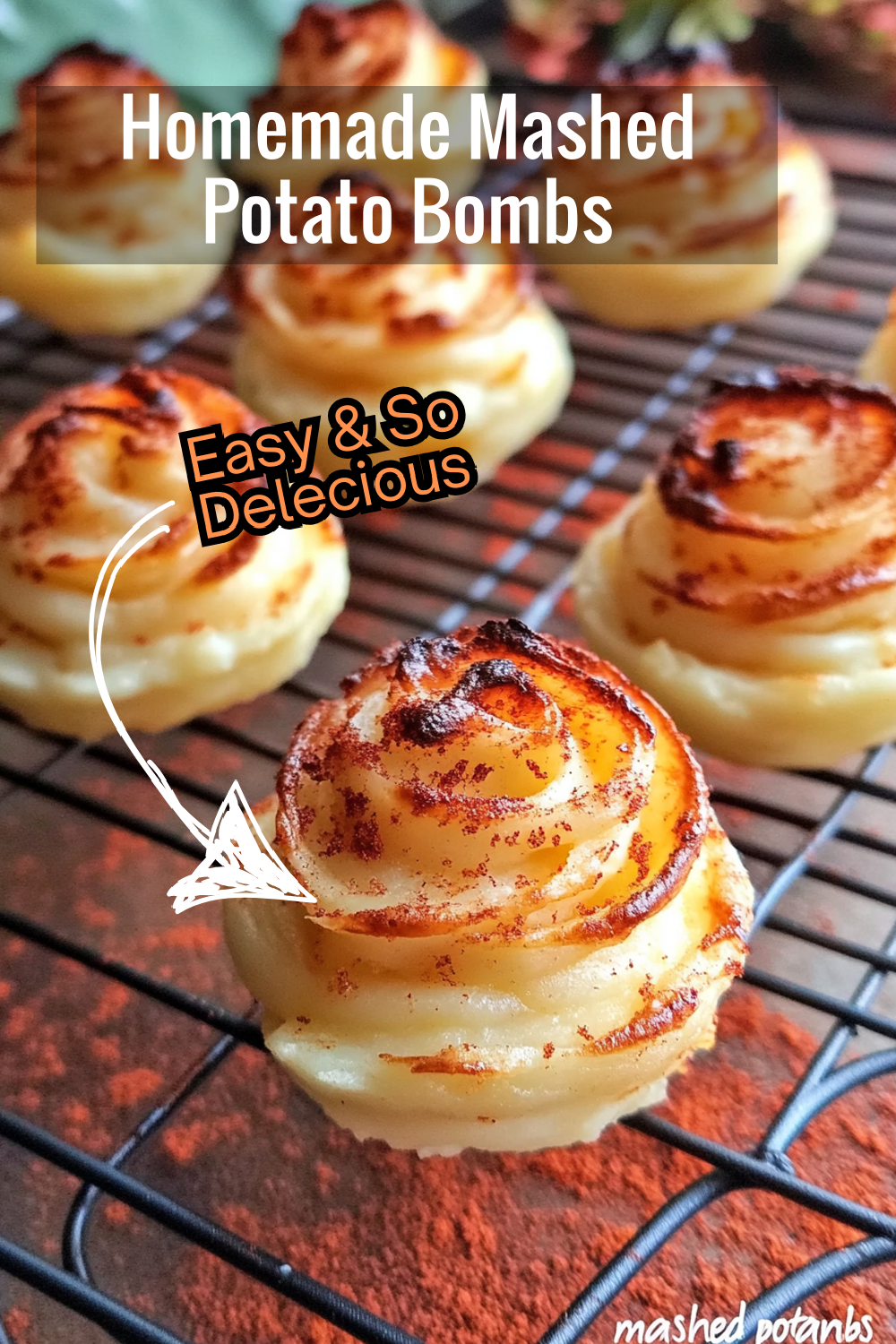 Try this simple mashed potato bombs recipe for a crowd-pleasing snack. Each bite is packed with cheesy goodness and just the right amount of seasoning.