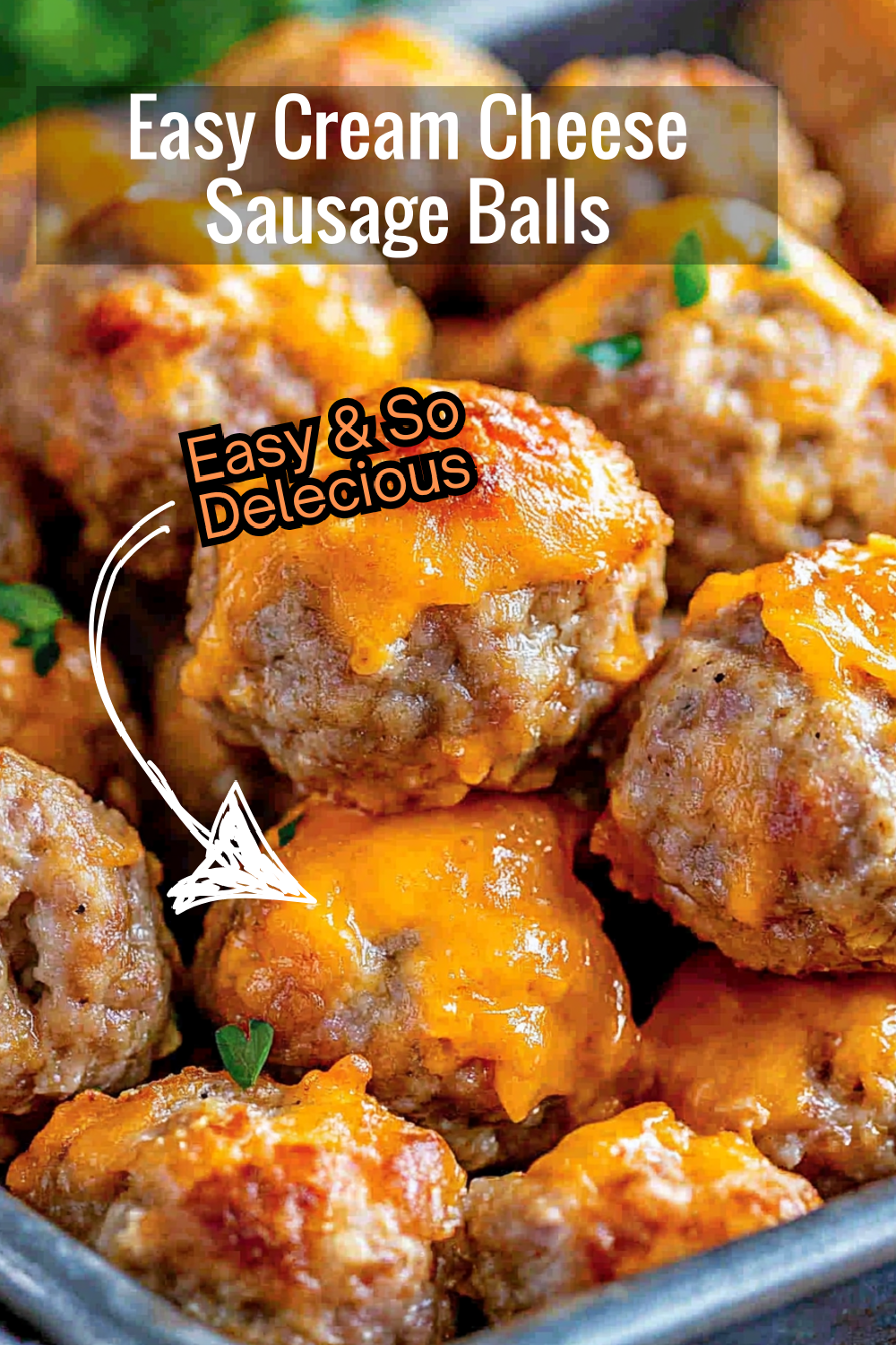 These easy cream cheese sausage balls are perfect for any occasion. Enjoy the crispy exterior and gooey cheddar inside for a delicious comfort food experience.