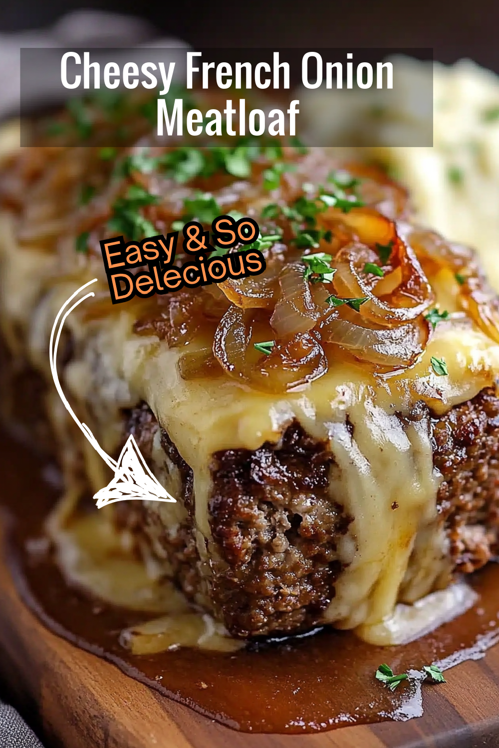 If you love cheesy, savory meals, this French onion meatloaf recipe is for you! Caramelized onions and melted cheese bring out the best in this classic dish.