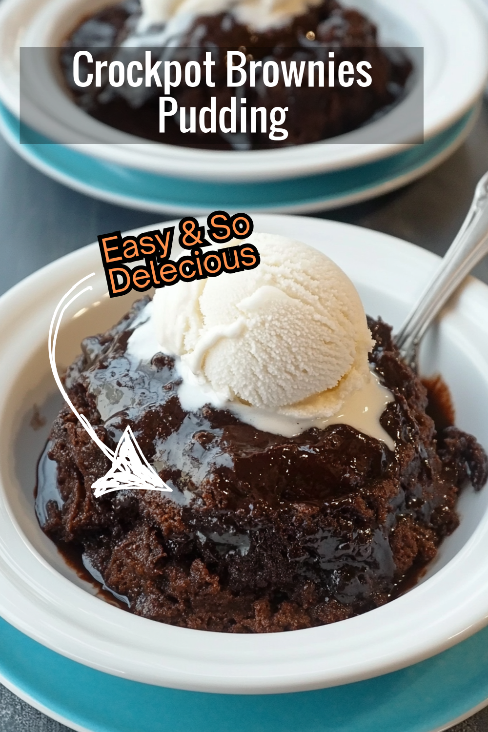 The crockpot transforms this brownies pudding recipe into a dessert masterpiece! Gooey brownie layers blend seamlessly with molten pudding for a sweet, chocolate-filled indulgence, especially delicious when topped with a scoop of vanilla ice cream.