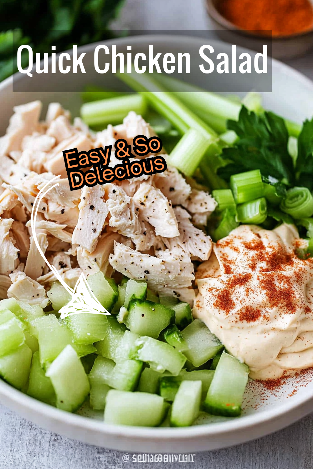 Try this quick chicken salad recipe with a tangy Dijon mustard dressing and fresh herbs. Perfect for a fast meal that doesn’t compromise on flavor!