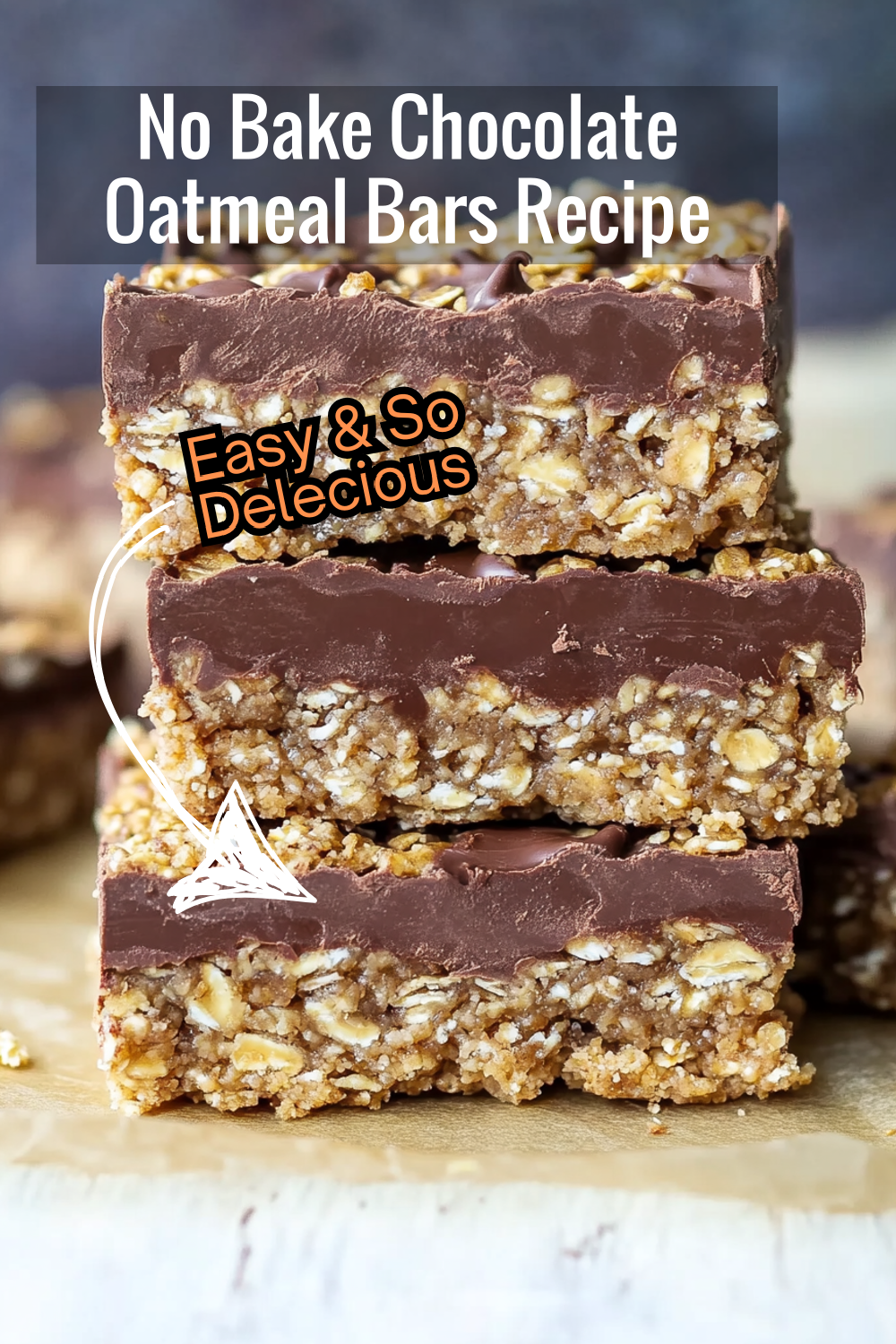 Need a quick and easy dessert? These no-bake chocolate oatmeal bars are the ultimate combo of creamy chocolate and crunchy oats. Ready in minutes!