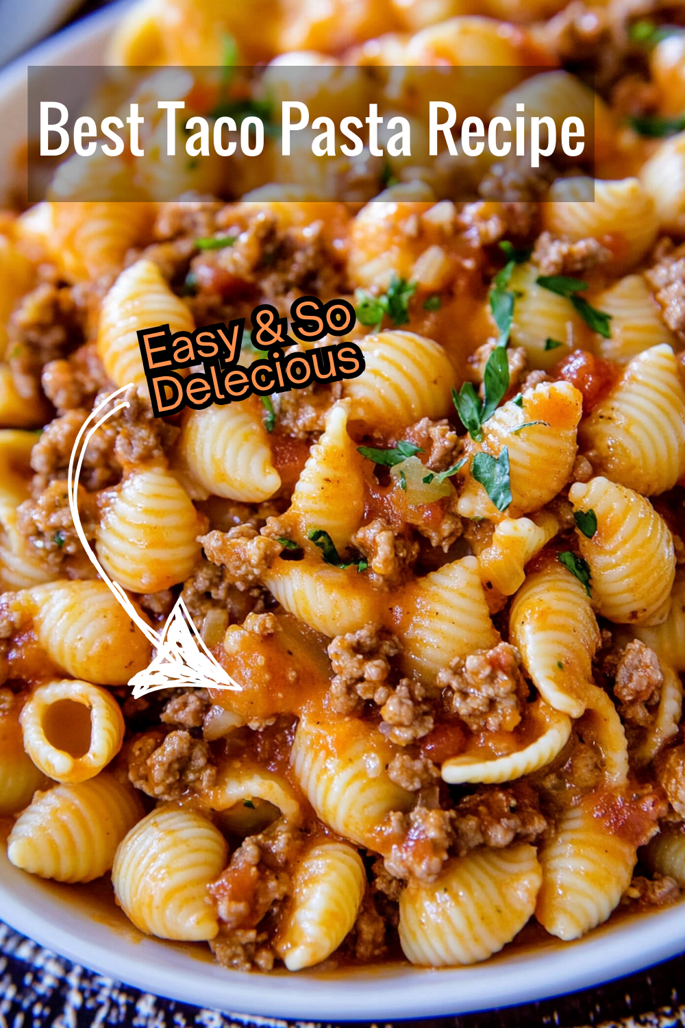 A blend of taco-spiced beef, salsa, and gooey cheddar creates this irresistible Taco Pasta recipe. Perfect for busy nights when you need a satisfying, hearty meal!