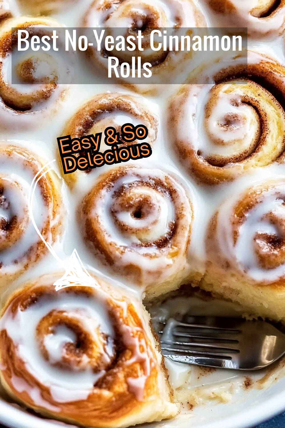 Looking for a no-fuss, no-yeast cinnamon rolls recipe? These rolls are soft, sweet, and perfect for any occasion.