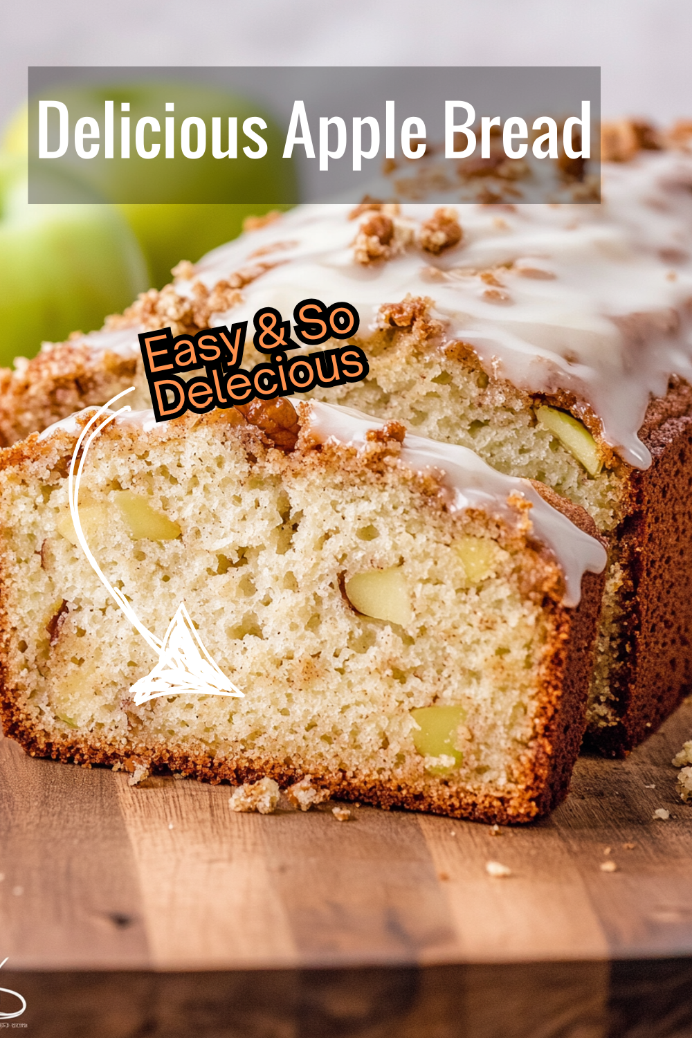 Indulge in this delicious Dutch Apple Bread recipe that combines soft apples, crunchy nuts, and a rich vanilla glaze for the perfect bite.