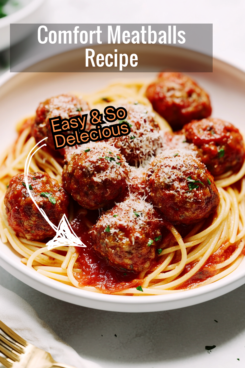 Looking for the perfect comfort food? Try this meatballs recipe! Serve over spaghetti for a weekend feast.