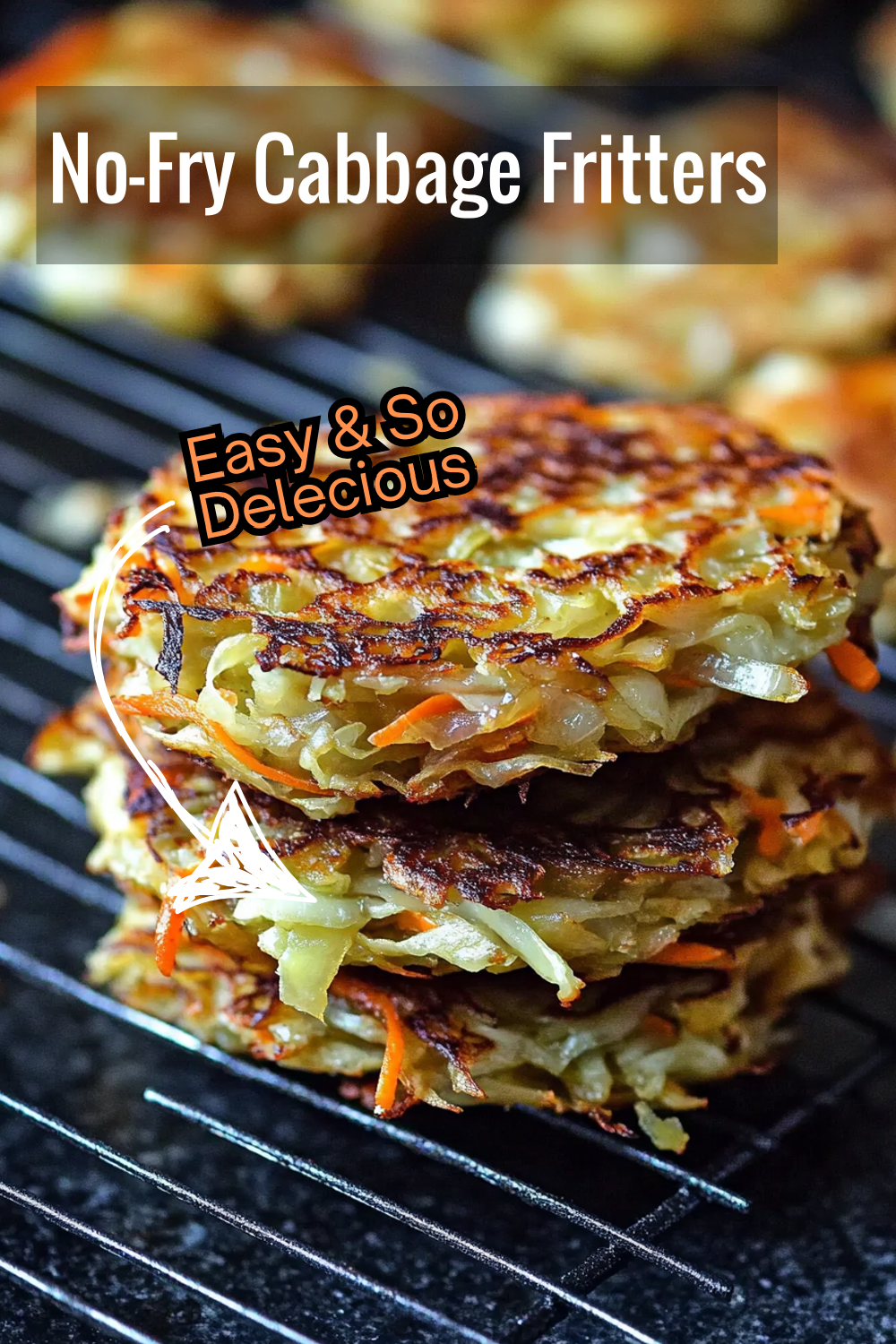 Skip the frying but keep the flavor! These baked cabbage fritters are crispy without the extra oil, making them a healthier alternative to pan-fried options.