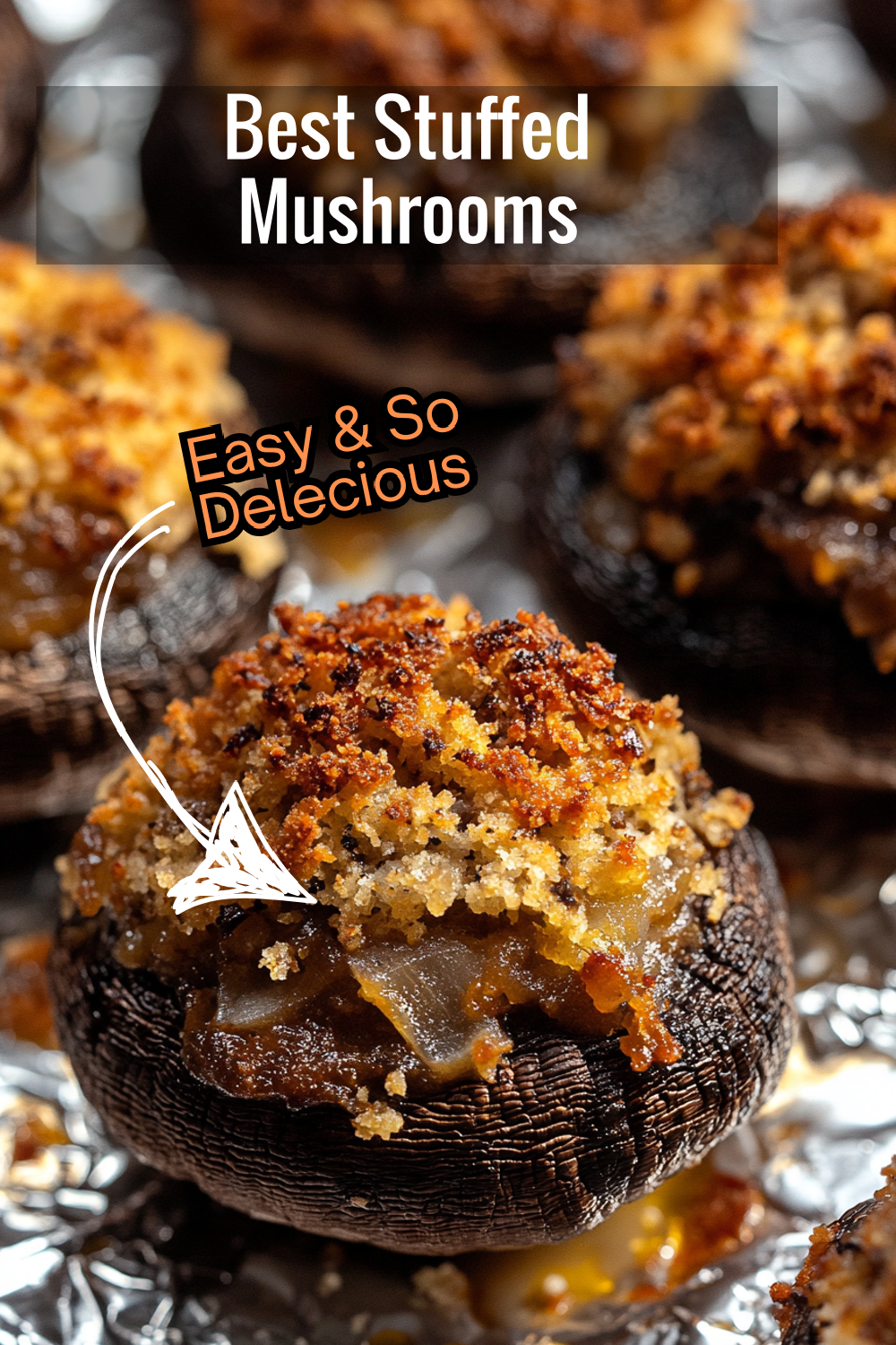 Make restaurant-quality stuffed mushrooms at home with this easy recipe! Romano cheese and breadcrumbs bring the perfect amount of crisp and cheesy goodness.