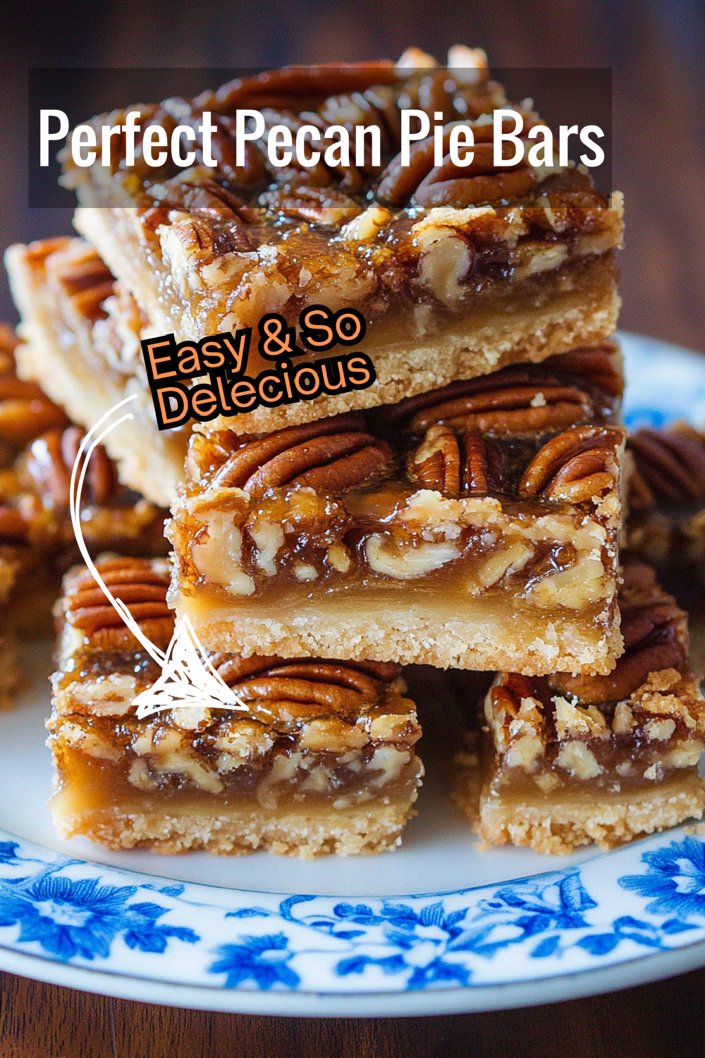 Make your holidays extra special with these perfect pecan pie bars. A flaky shortbread crust and gooey pecan topping make this a must-have dessert for holiday gatherings.