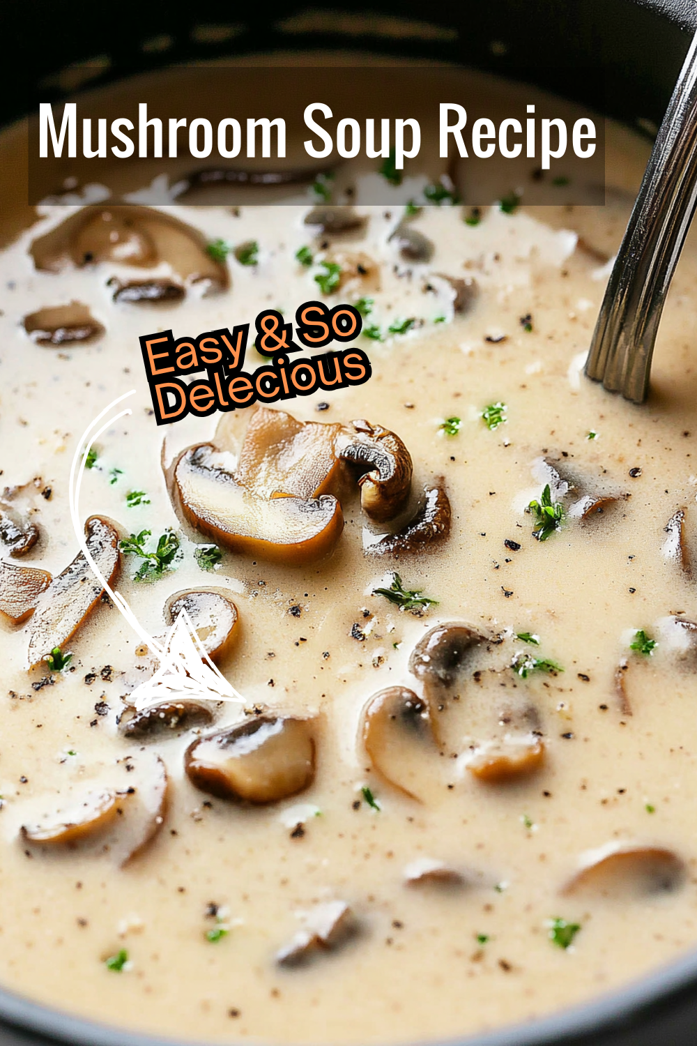 This mushroom soup delivers an earthy, creamy bite in every spoonful. Garnished with herbs, it’s love at first taste!