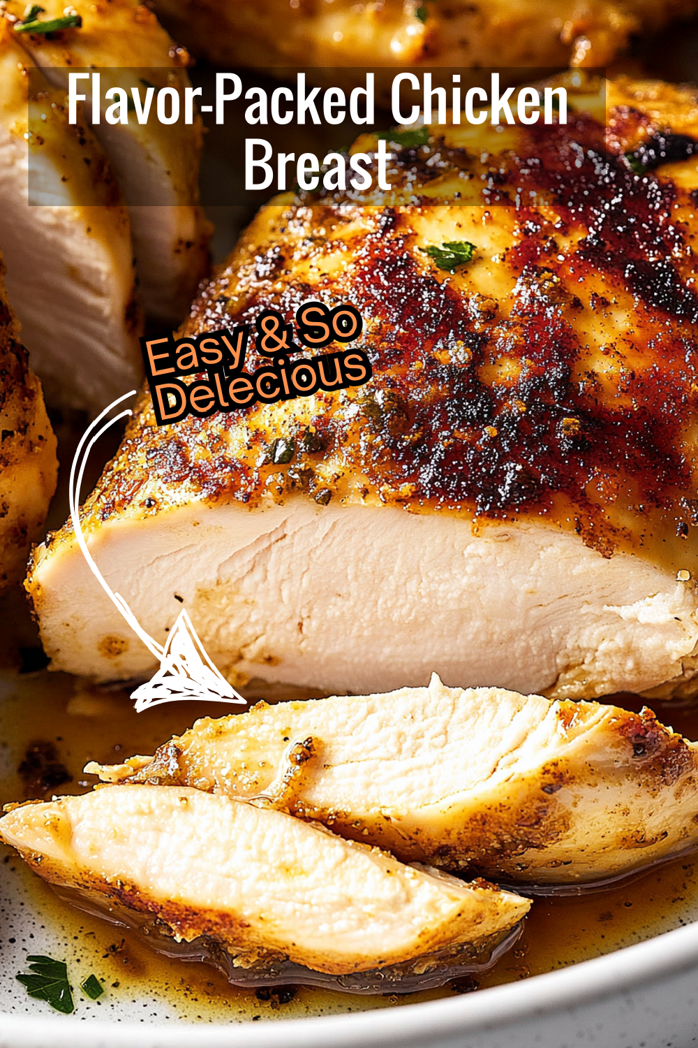 Olive oil locks in the flavors while creating a crispy, caramelized finish in this baked chicken breast dish.