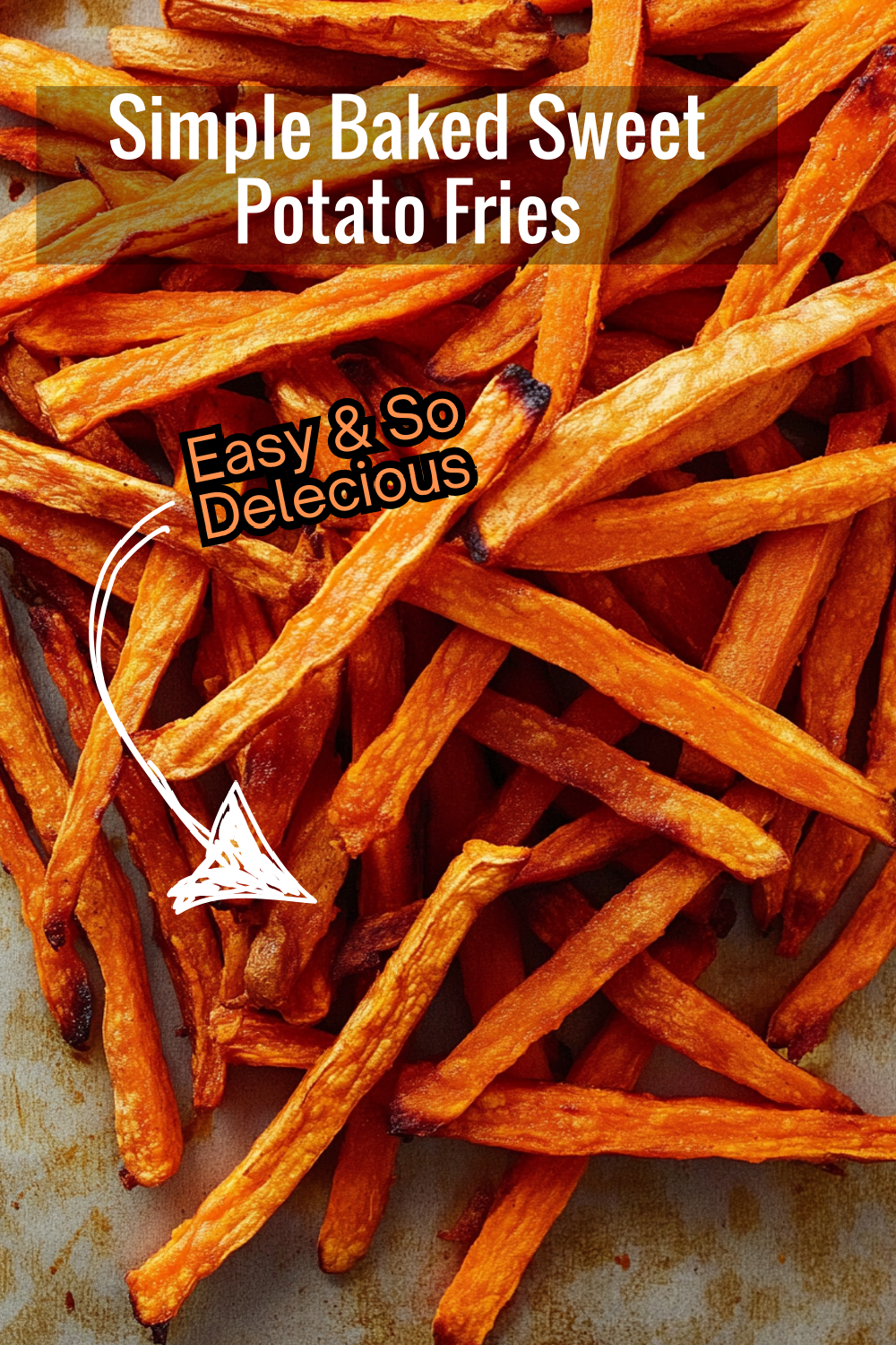 Whip up these simple baked sweet potato fries for a delicious side dish. Crispy on the outside, tender inside, and seasoned to perfection!