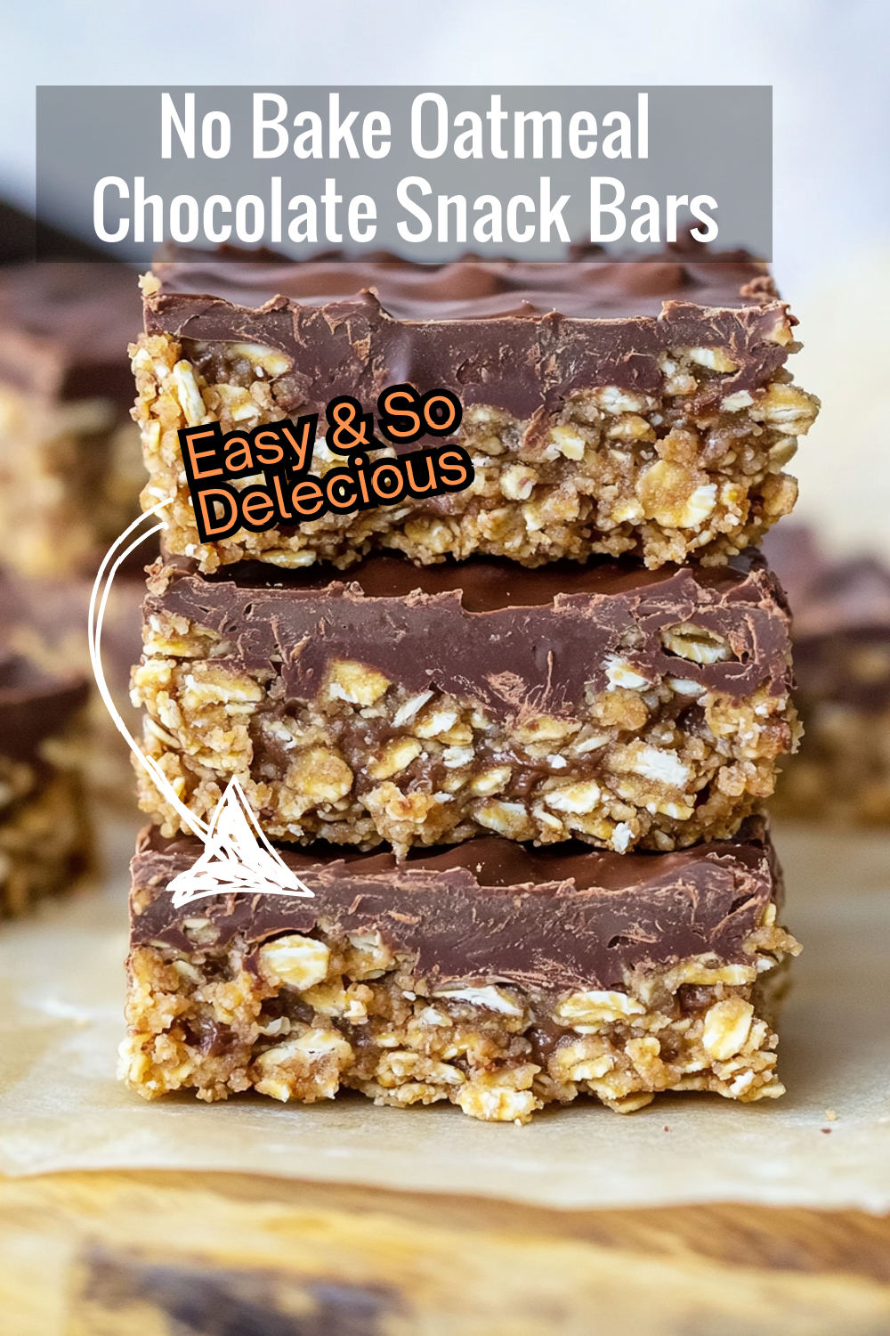 Make these no-bake oatmeal chocolate bars for a tasty, grab-and-go snack that’s perfect for a busy day or quick dessert. So easy and delicious!