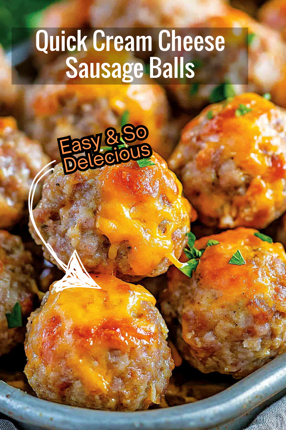 Make these quick and easy cream cheese sausage balls for a last-minute appetizer that’s sure to impress.