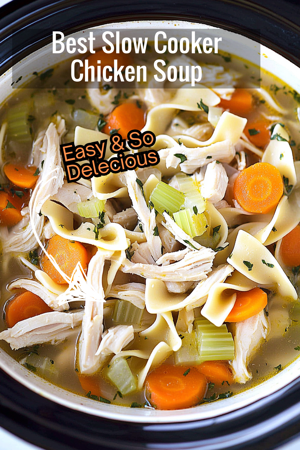 Make weeknight dinners a breeze with this Crock-Pot chicken noodle soup recipe! Full of flavor and minimal effort with a rich, homemade taste.